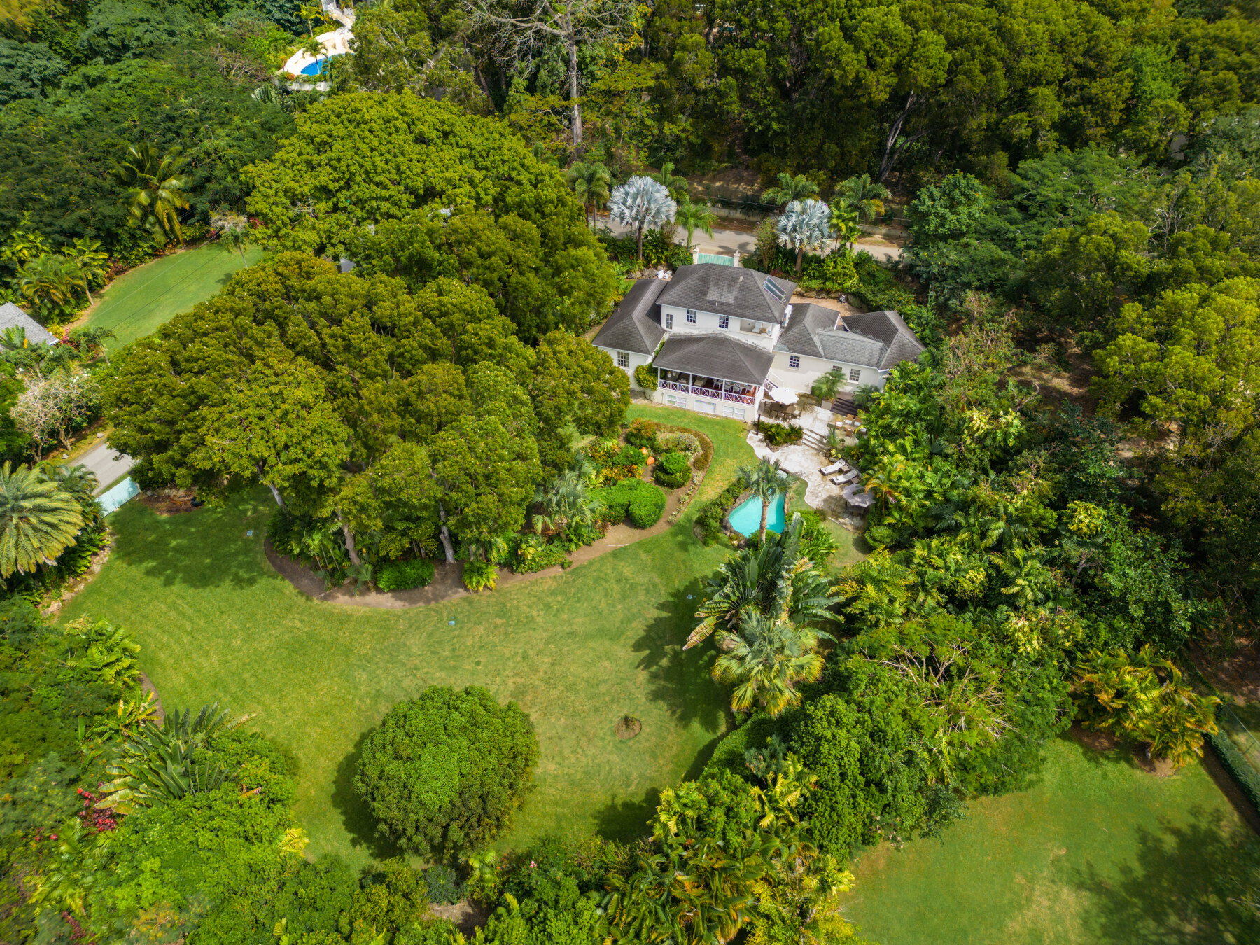 Ceiba Sandy Lane Property drone shot