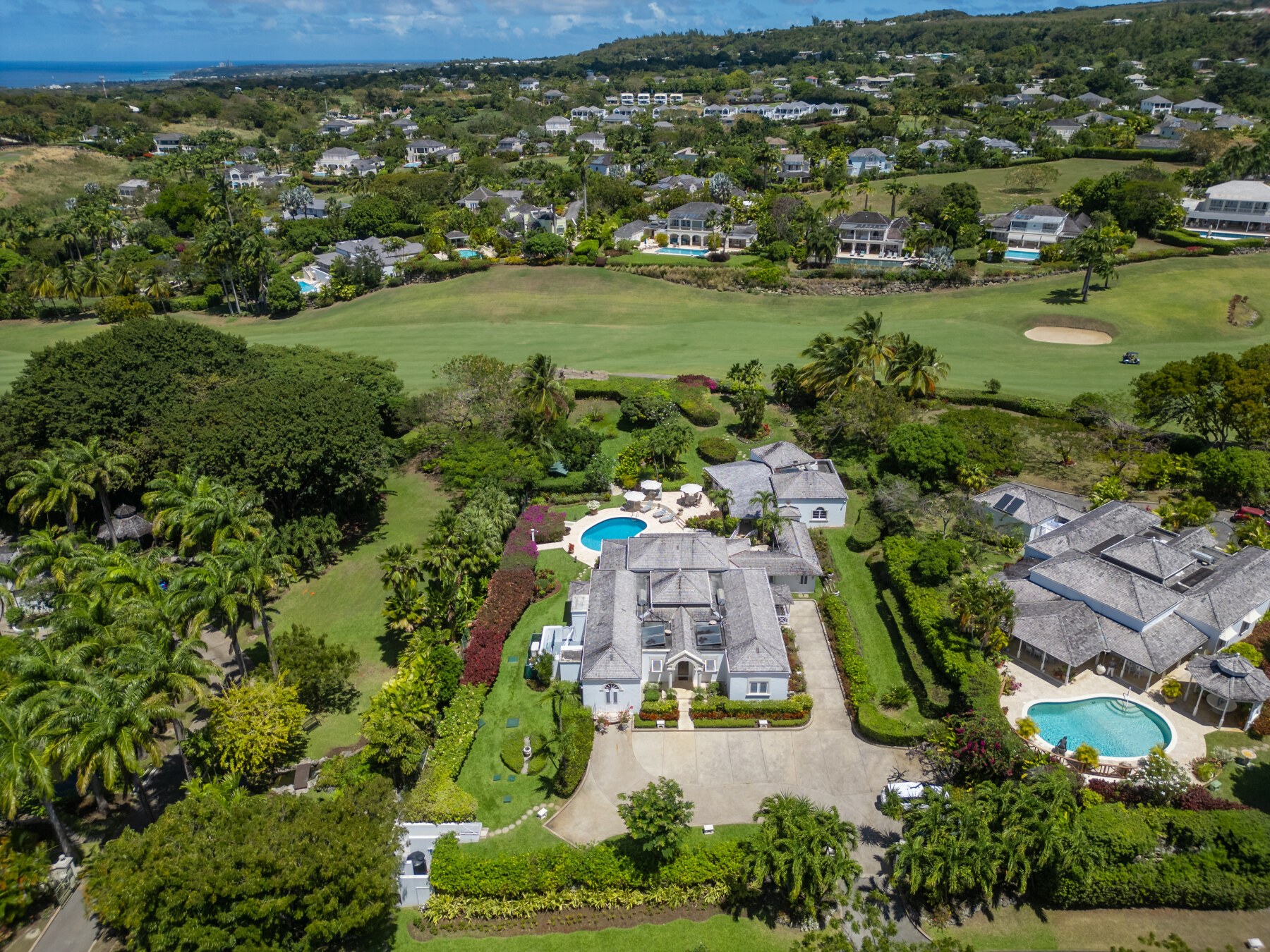 Ixora Royal Westmoreland Drone property area shot
