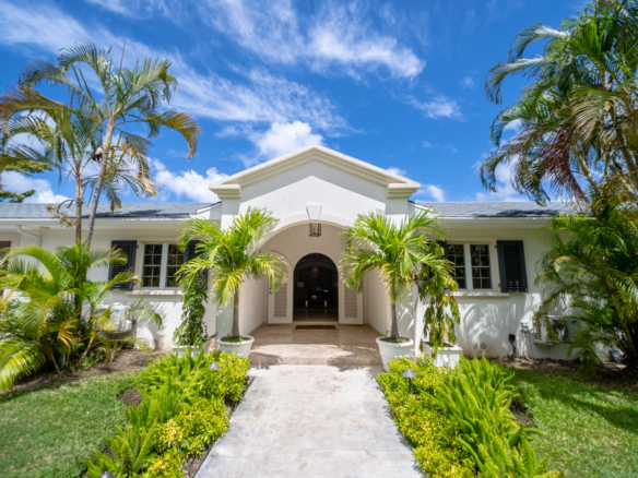 Palm Tree Villa Entrance