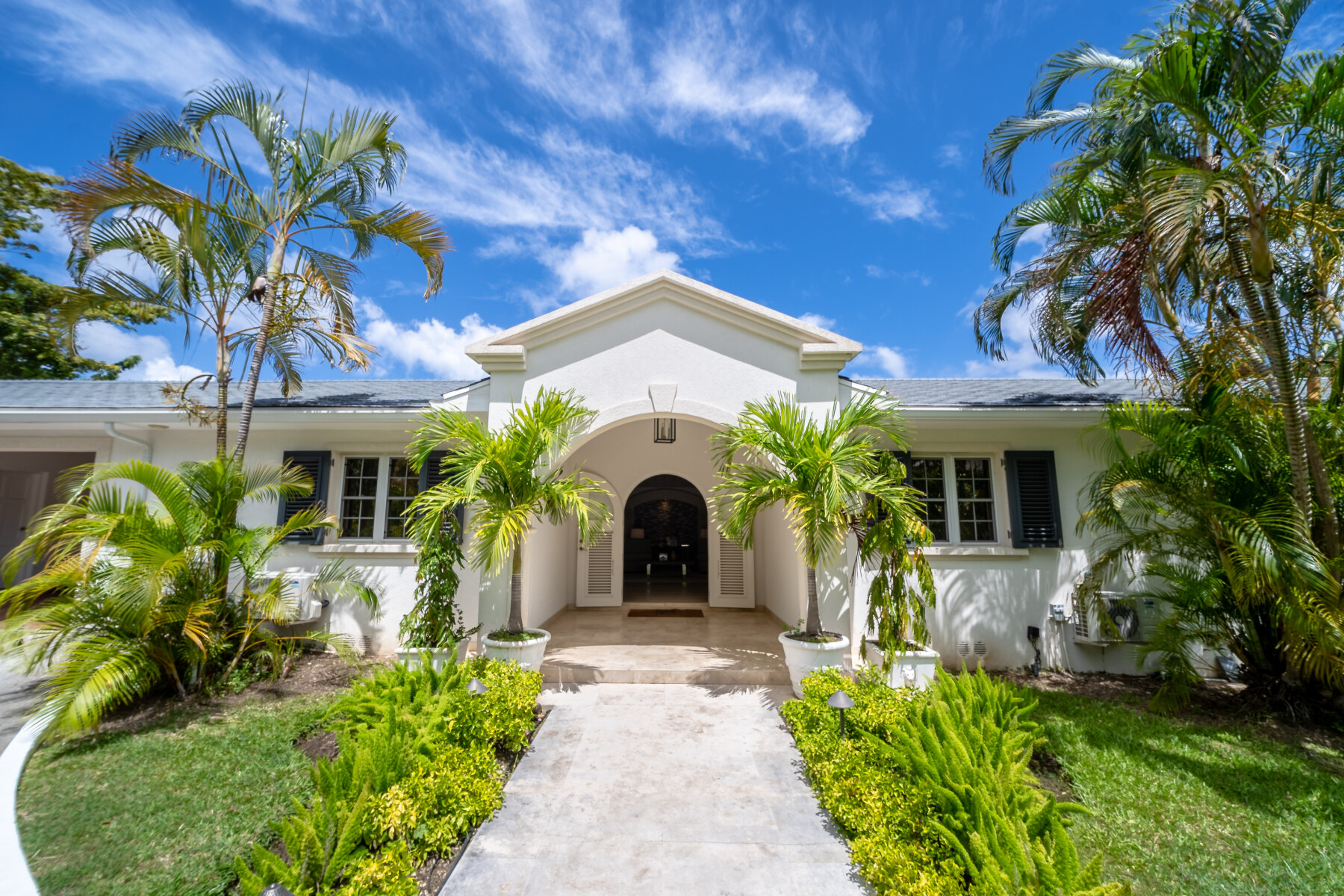 Palm Tree Villa Entrance