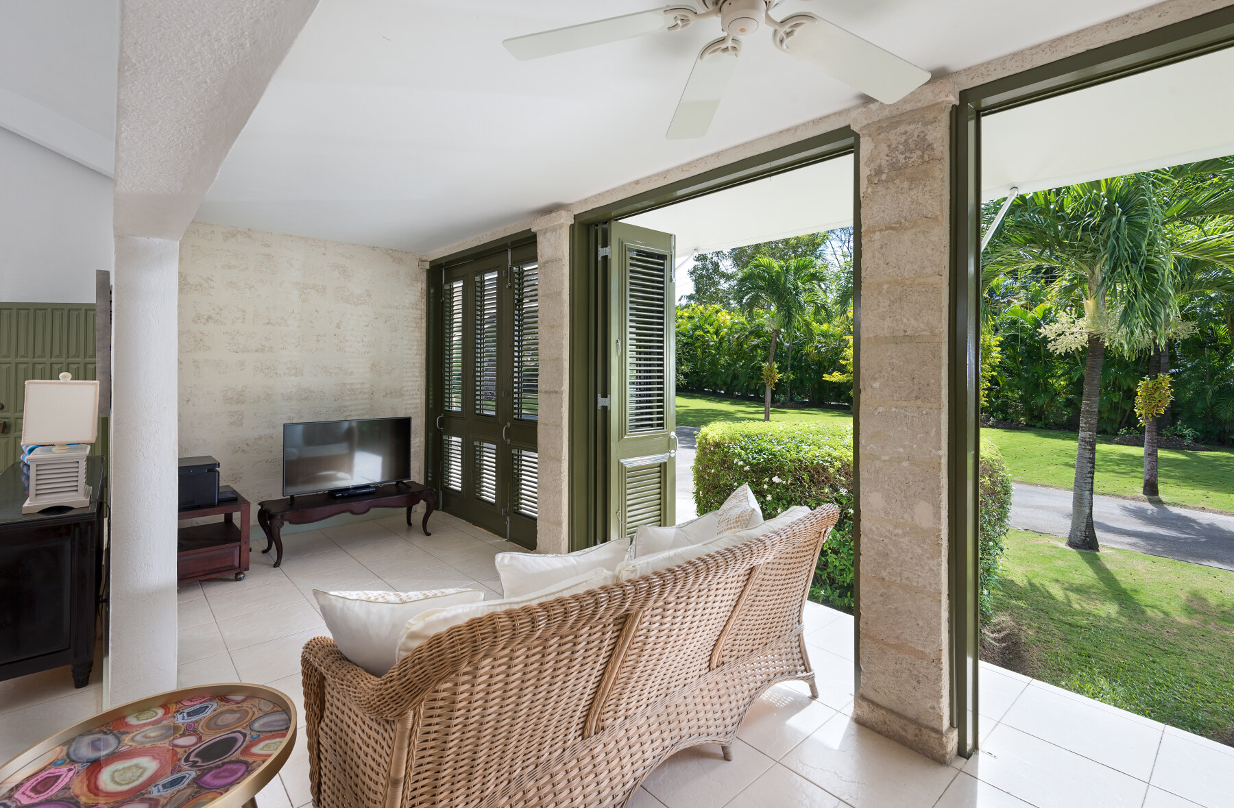Sandy Lane Anchorage Tv room