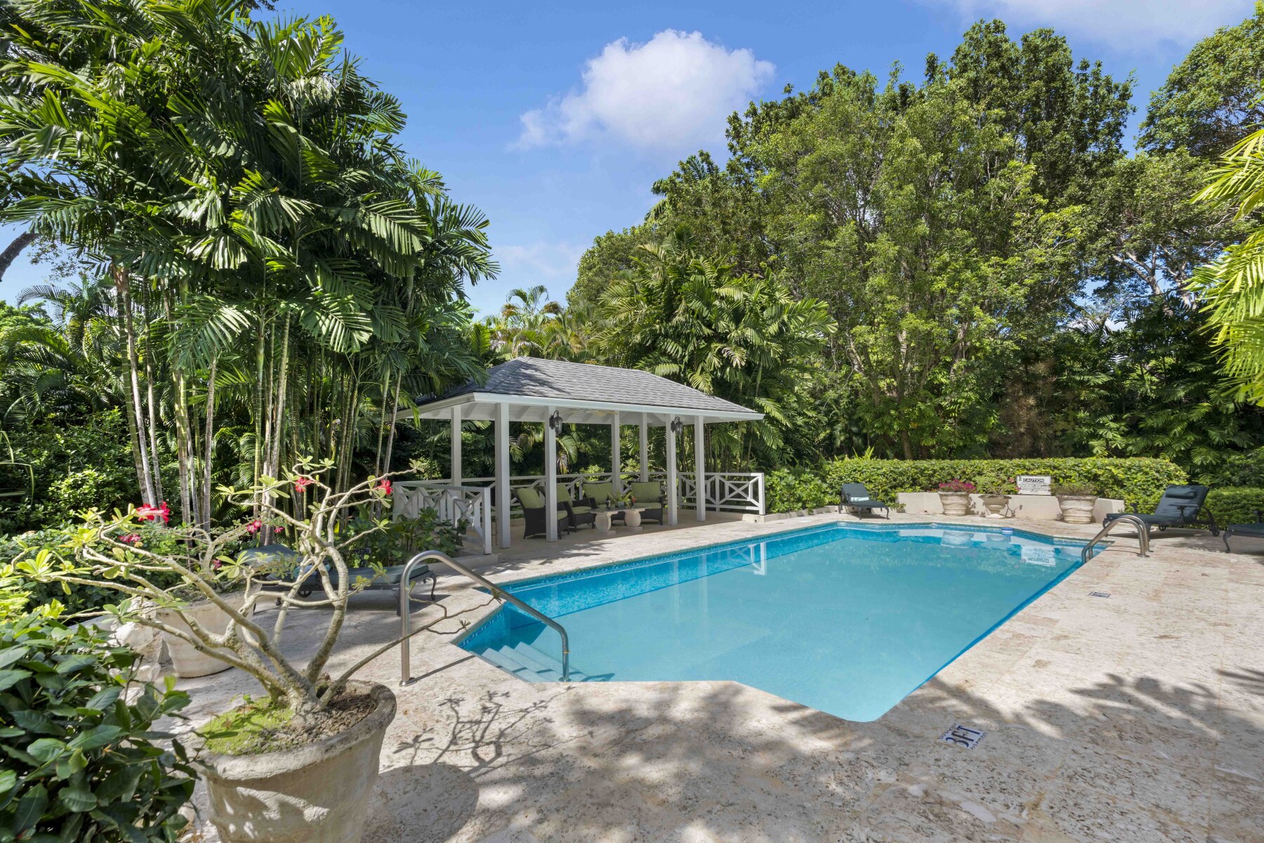Sandy Lane Dene Court pool deck 2 1