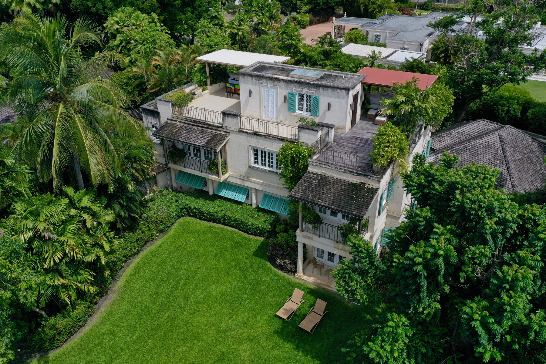 Sandy Lane Evergreen drone shot 1