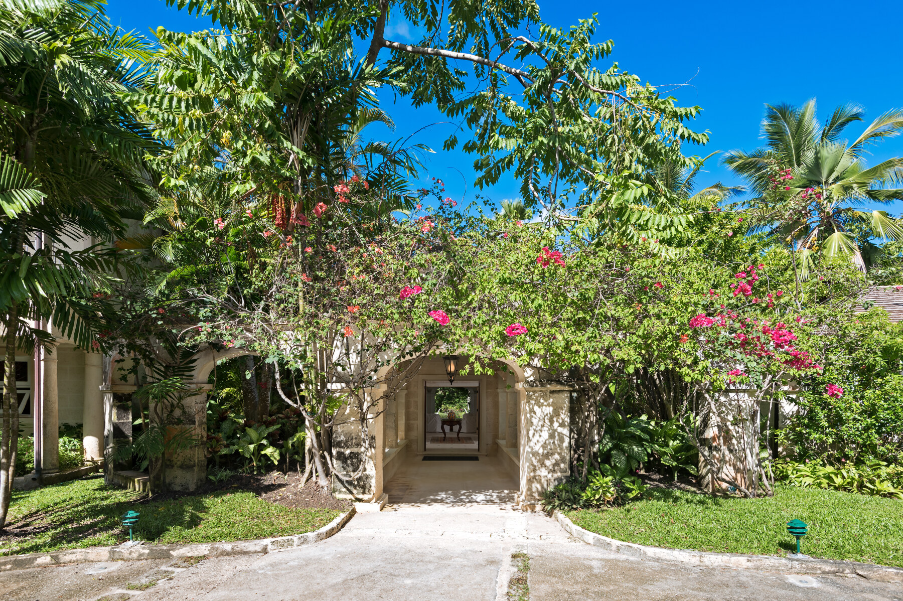 Sandy Lane Evergreen front exterior entrance