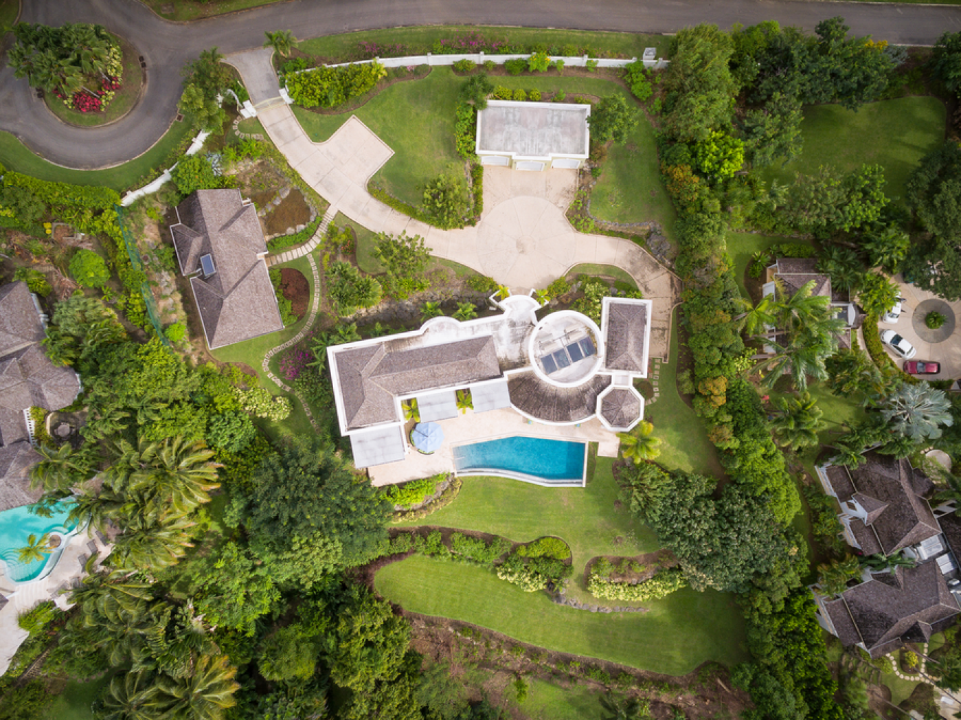 Sugar Hill Monkey Hill Aerial Above