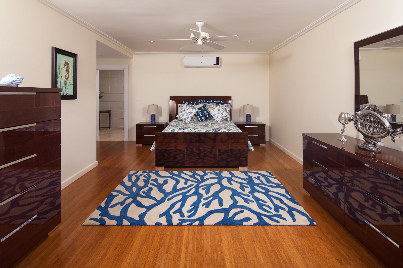 Sugar Hill Monkey Hill Ground Floor Bedroom 3 Seahorse Front