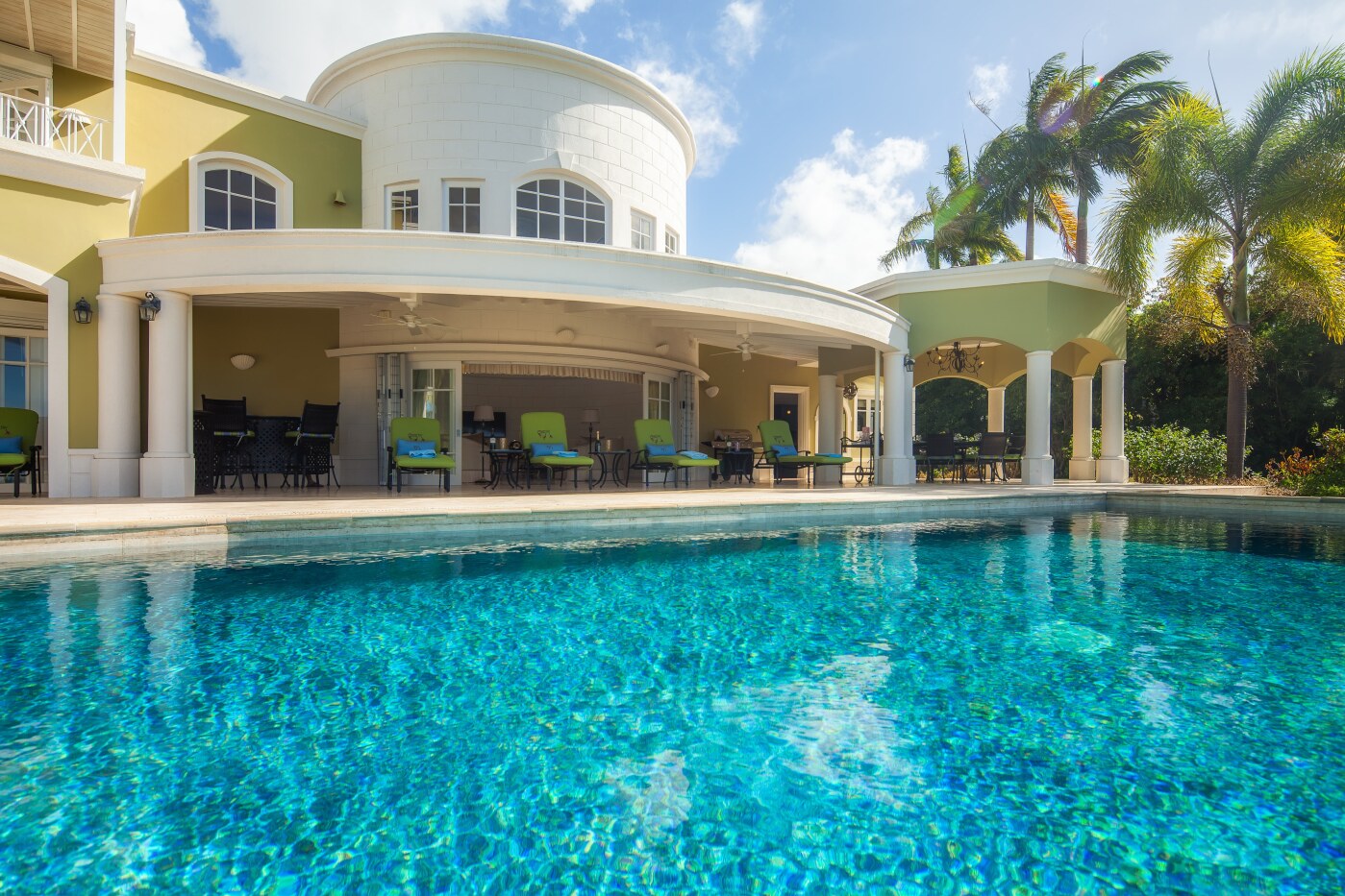 Sugar Hill Monkey Hill Pool to House Shot