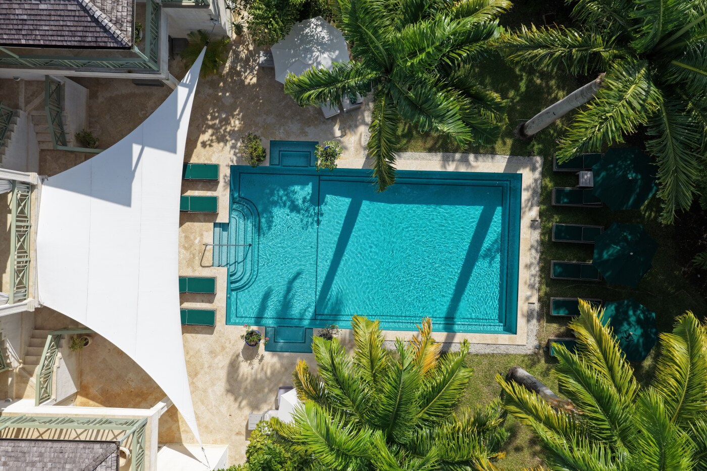 Westland Heights Cool Winds Pool drone shot