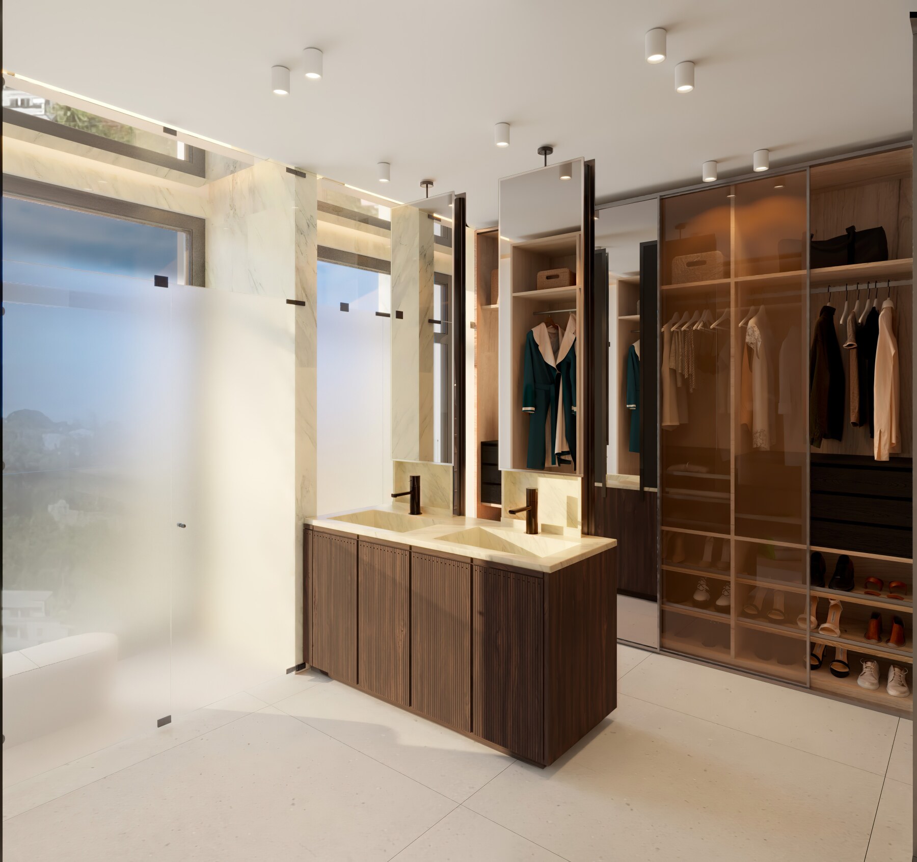 1.2 Dolce Vita Bathroom and clothes closet