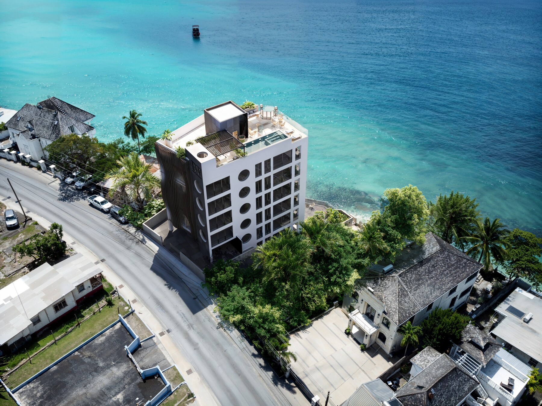 3 Dolce Vita Aerial View of Building from the North