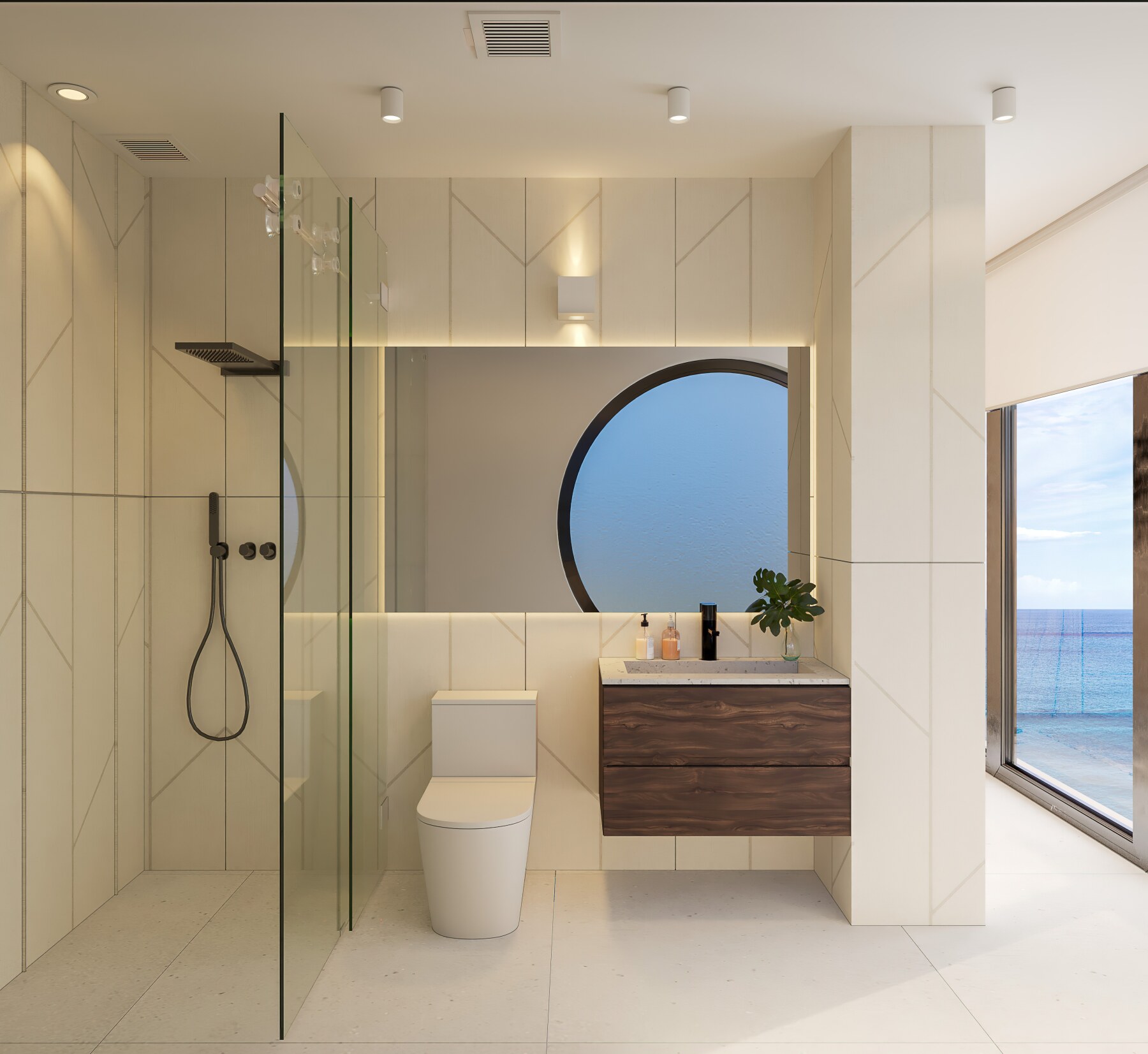 3.2 Dolce Vita Shower room with sea view