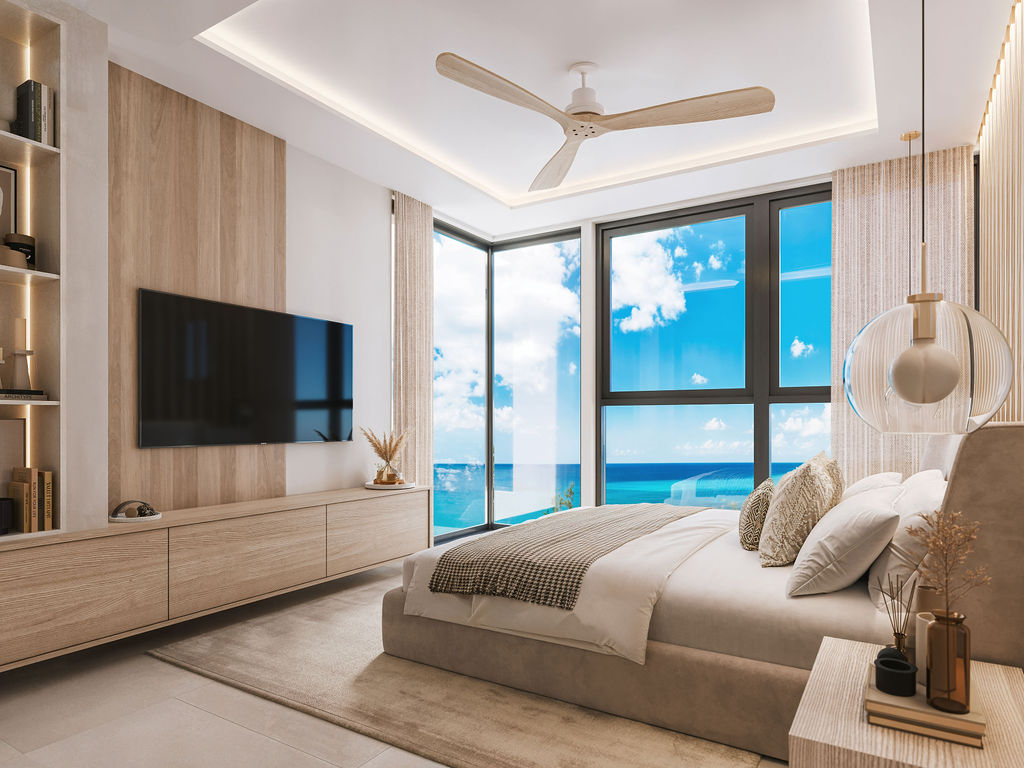 Bijou Unit 1 Primary Bedroom CGI 001