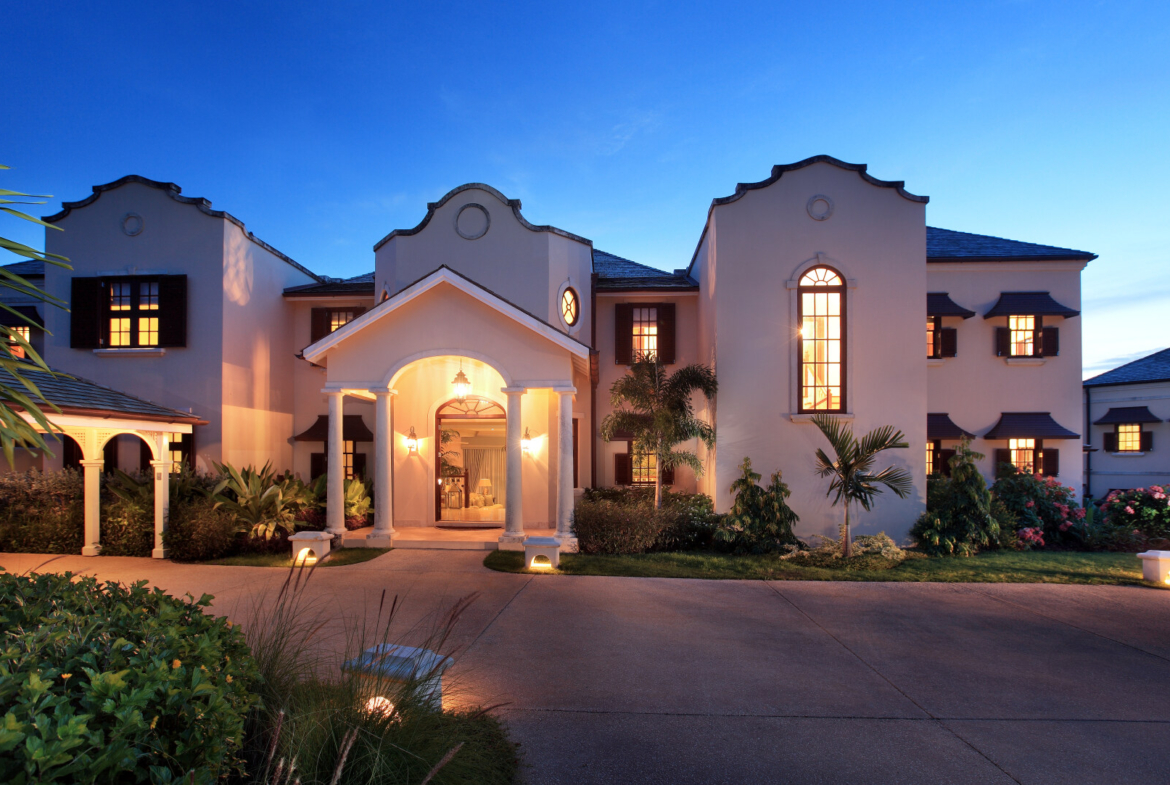 OCEAN DRIVE 12 FRONT EXTERIOR TWILIGHT
