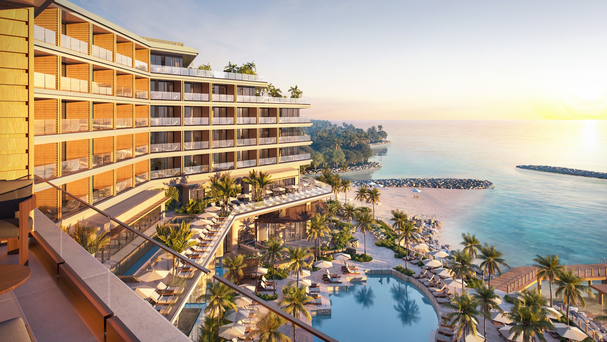 Pendry Residences Barbados Hotel closeup