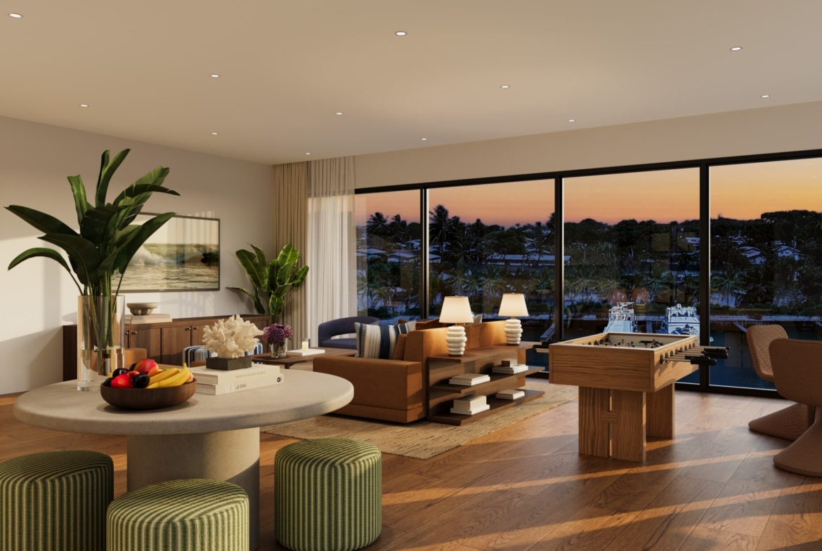 Pendry Residences Barbados Members Lounge