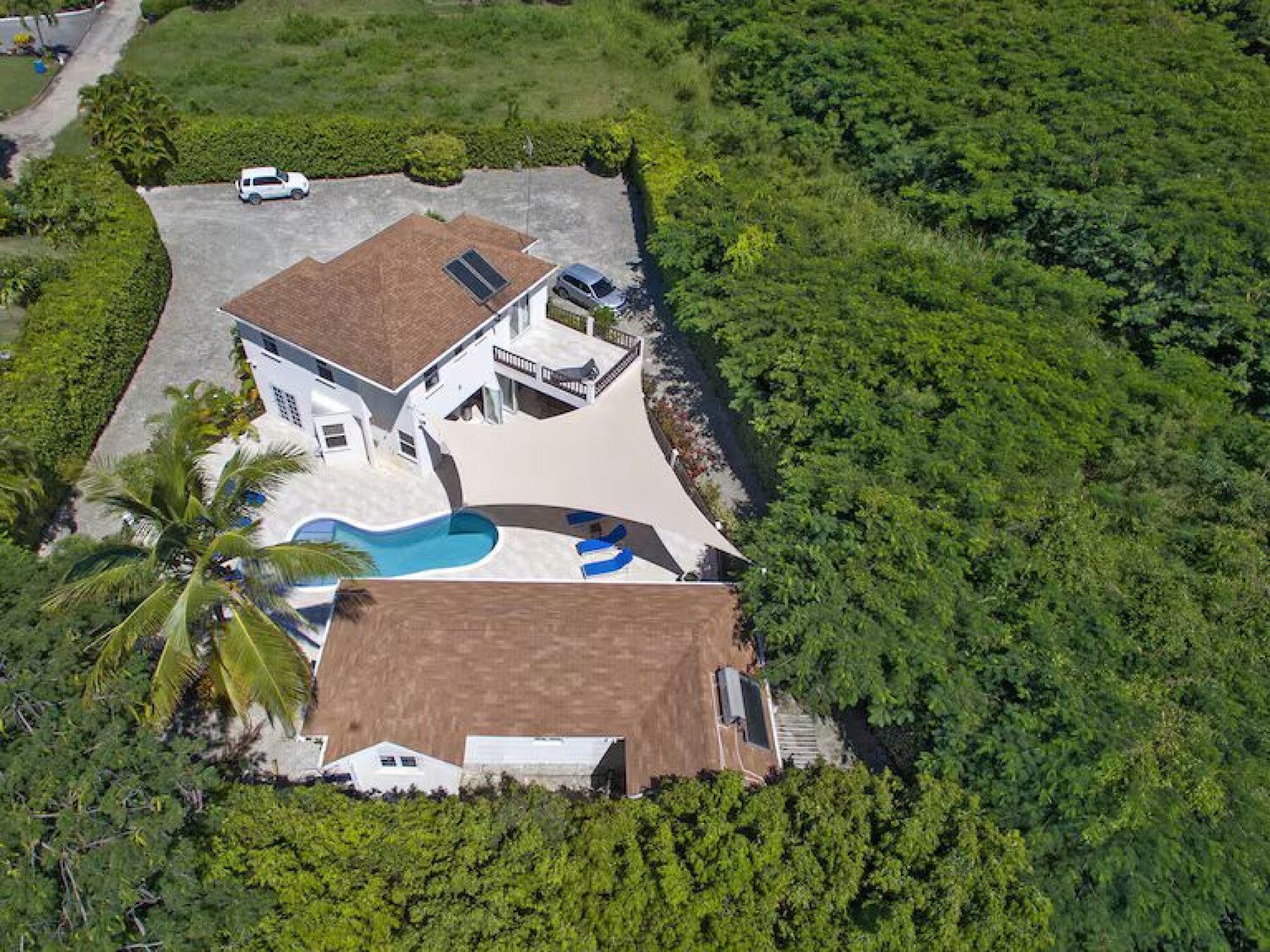 Polamar gardens aerial view