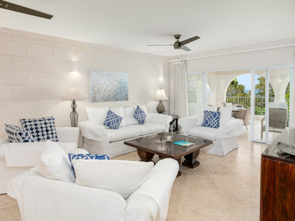 Royal apartment 132 royal westmoreland liiving room patio
