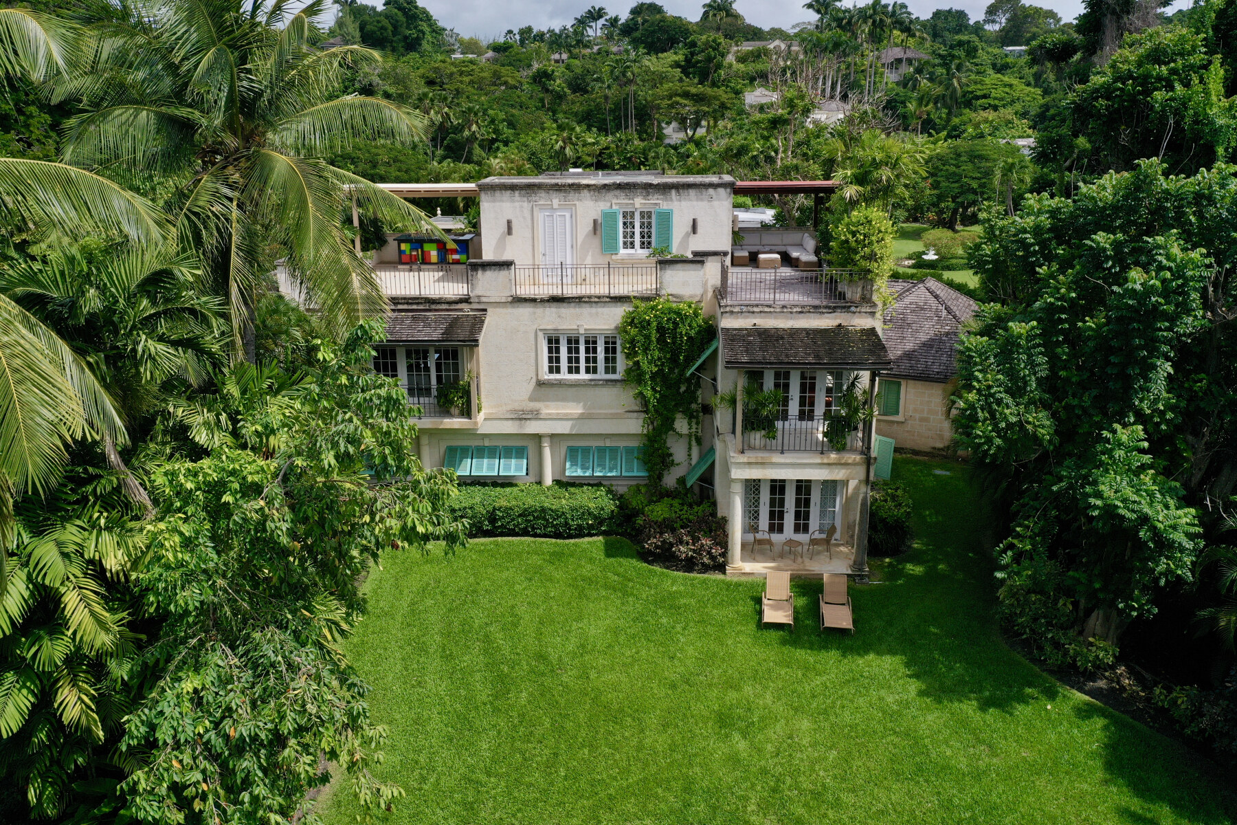 Sandy Lane Evergreen drone property shot