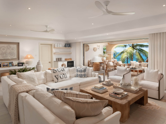 sandy cove 203 beachfront barbados Sitting Room 1 scaled