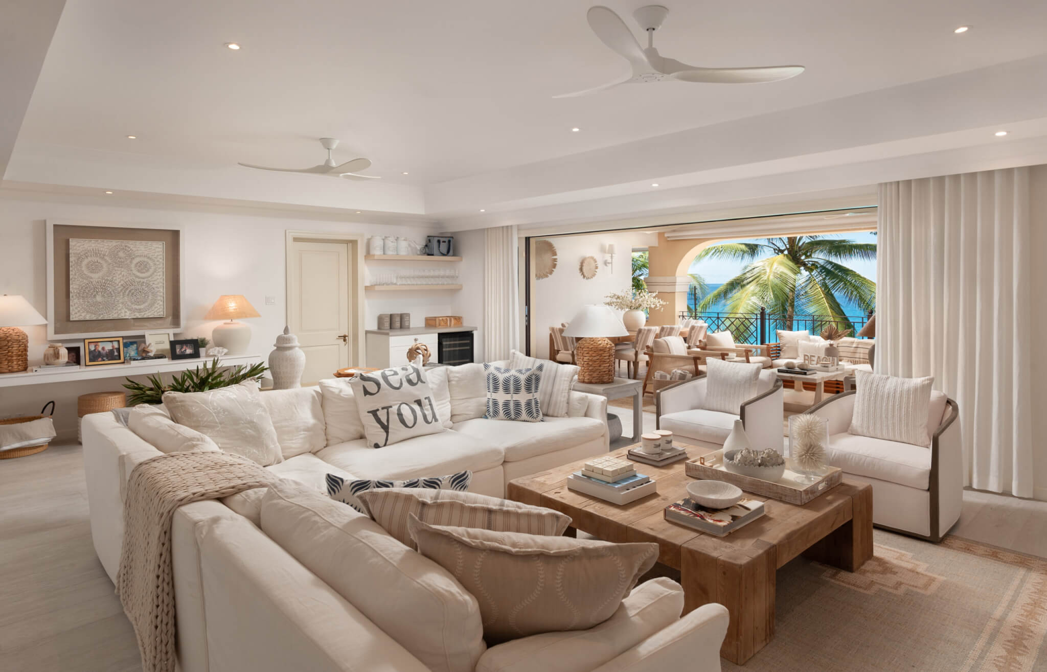 sandy cove 203 beachfront barbados Sitting Room 1 scaled