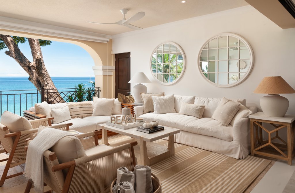sandy cove 203 beachfront barbados balcony
