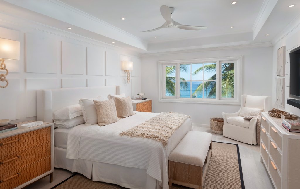 sandy cove 203 beachfront barbados primary bedroom seaview