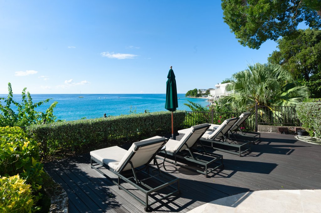 sandy cove 203 beachfront barbados sun loungers