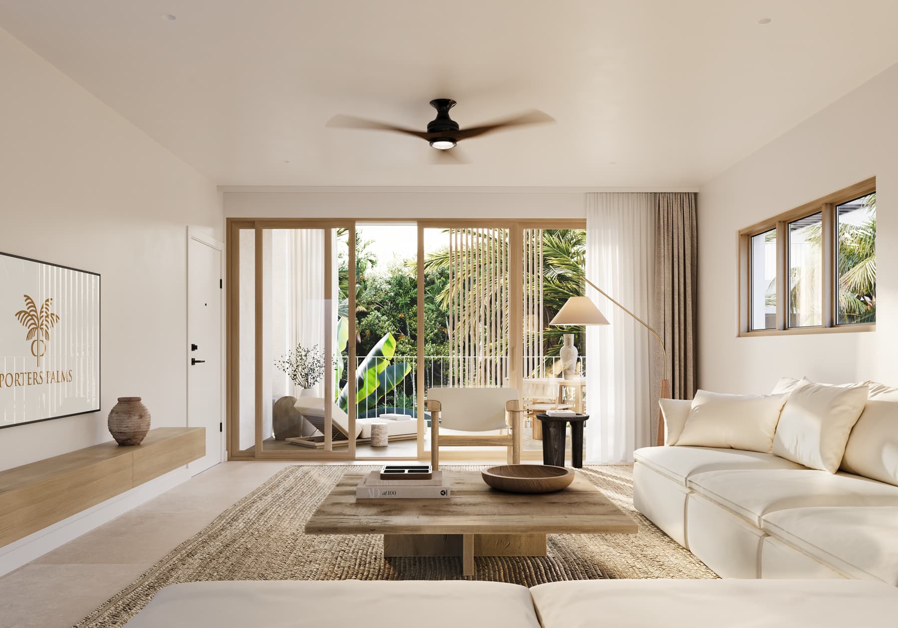 20 Porters Palms Barbados living area LR