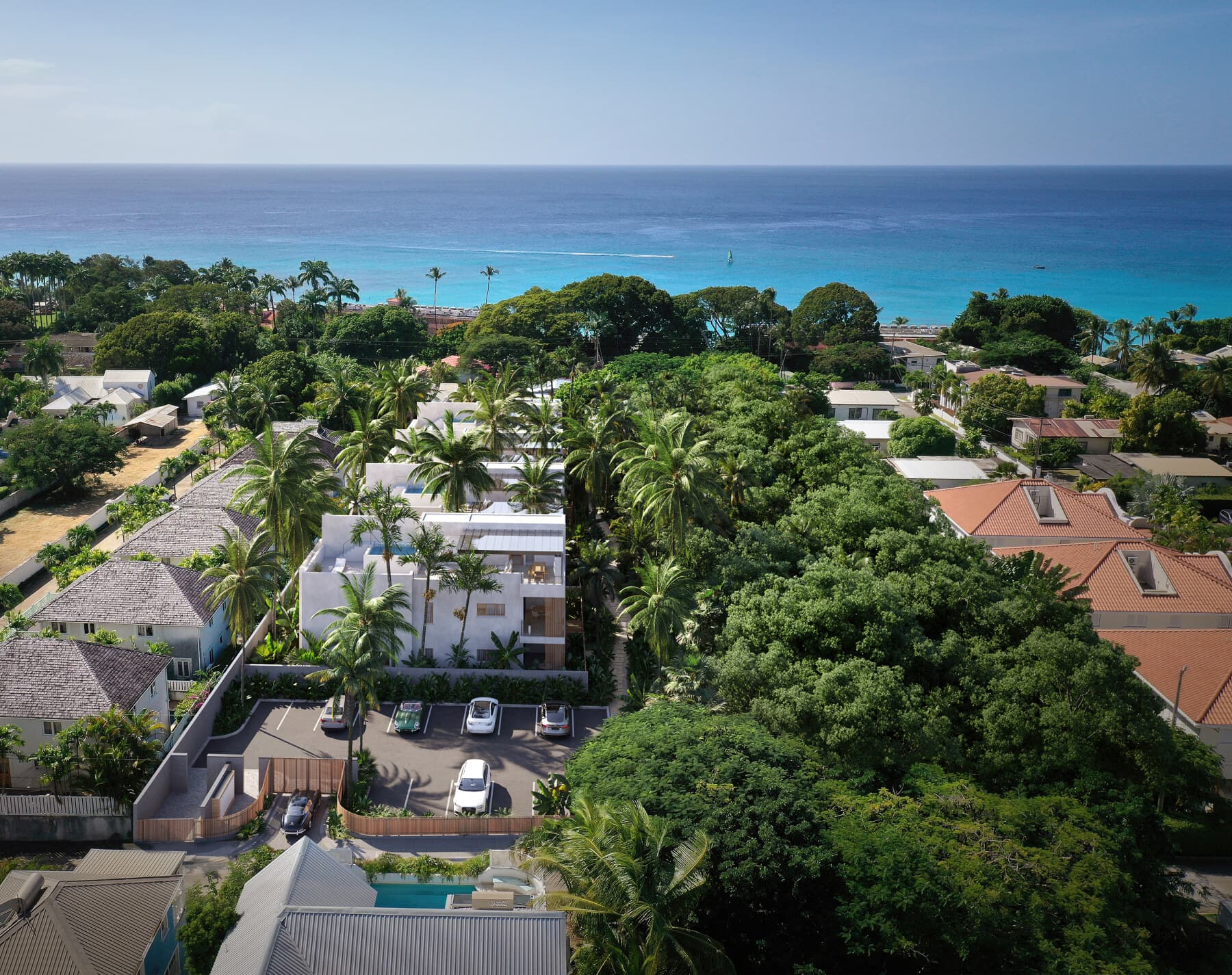 28 Porters Palms Barbados aerial LR