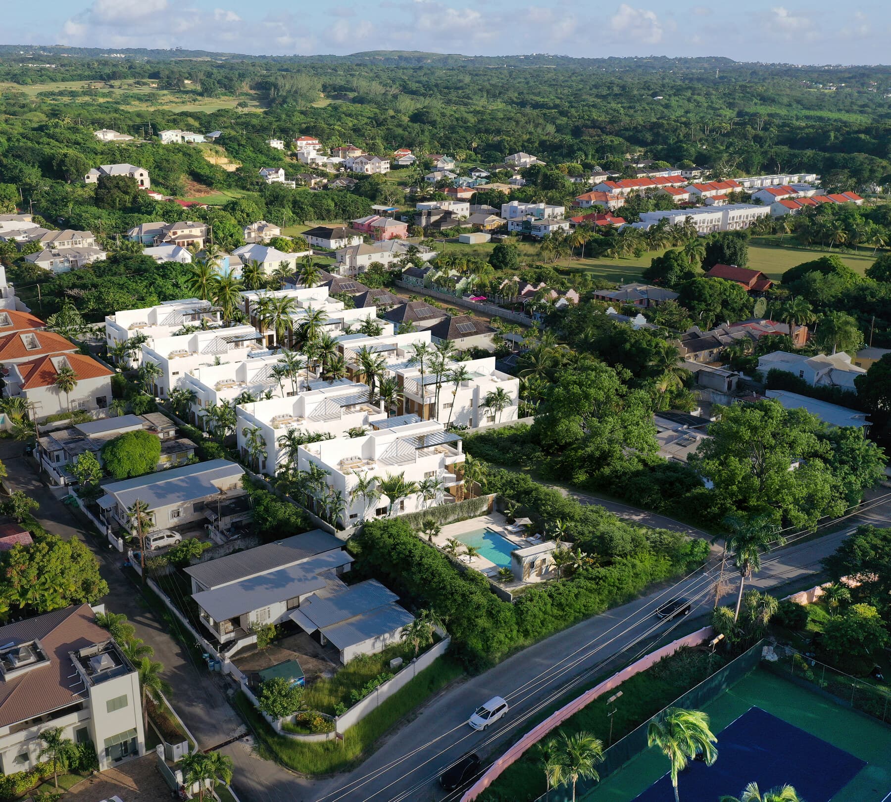 29 Porters Palms Barbados aerial second angle LR