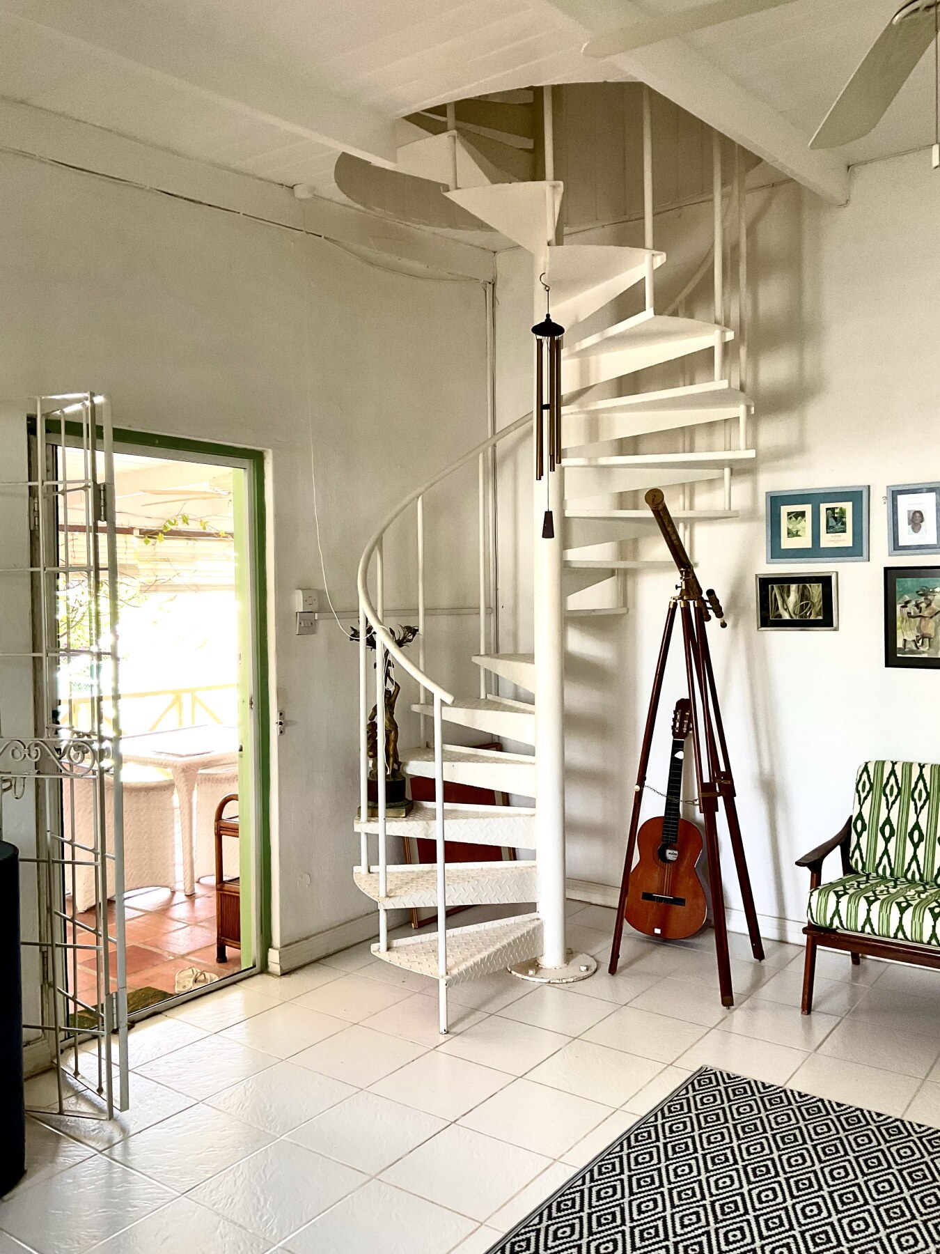 Glitter Bay Terrace 2 apartment 2 staircase to loft apartment