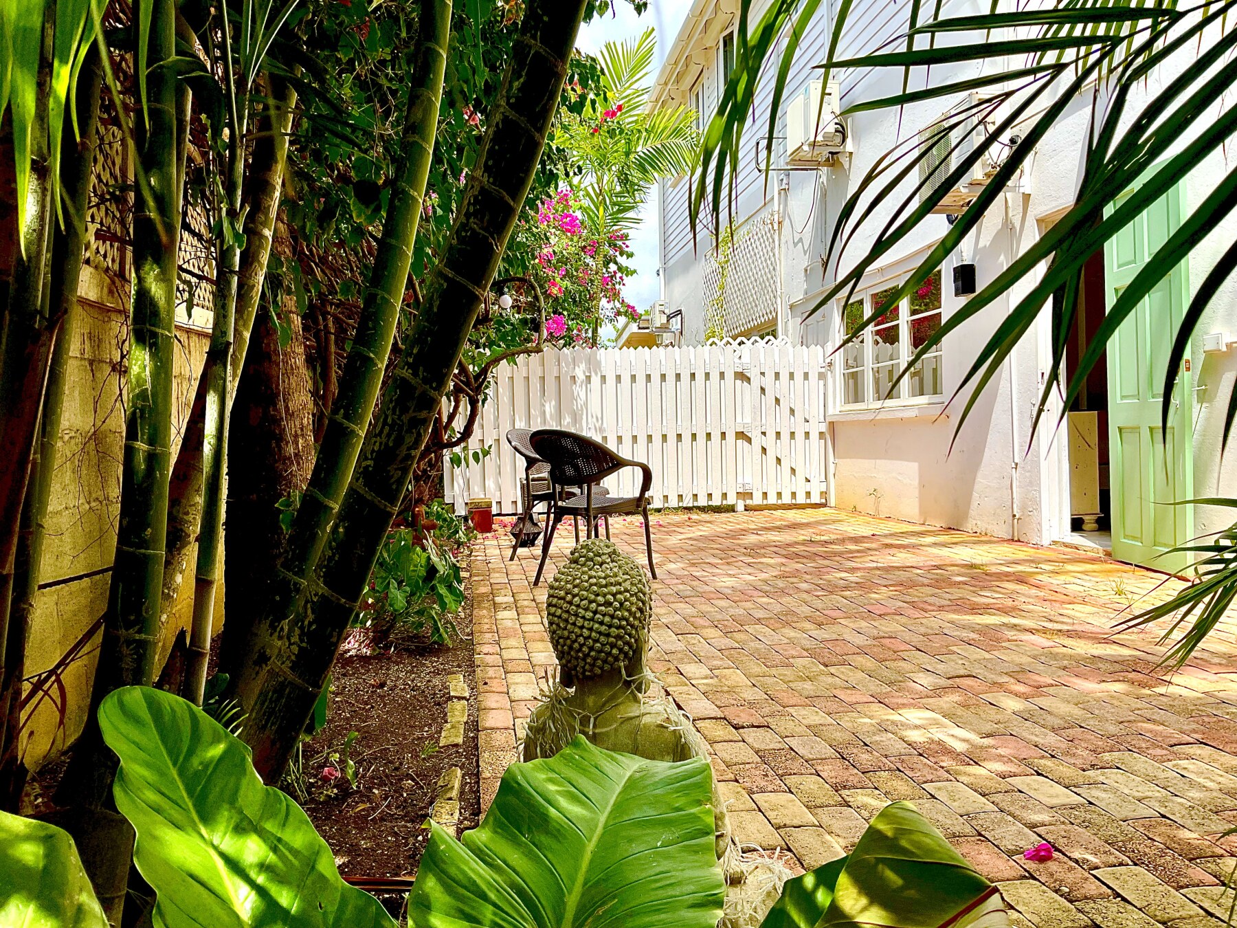 Glitter Bay Terrace 2 rear courtyard
